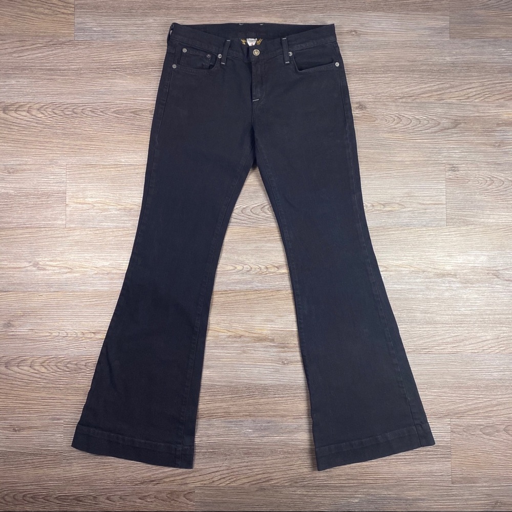 Lucky Brand Jeans Sundown Wide Leg Jet Black Jeans